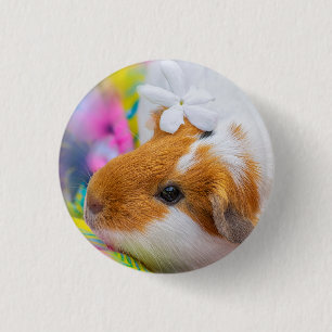 Niedliche Guinea Schweinefleisch Button