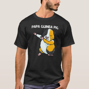 Niedliche Guinea Schweinefleisch für Männer Vater T-Shirt