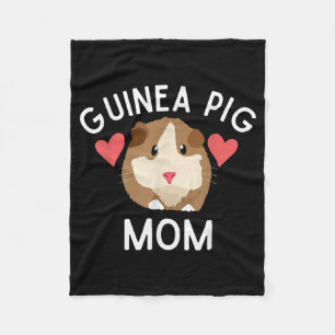Niedliche Guinea Schweinefleisch Mama Lover Gesche Fleecedecke