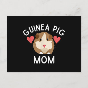 Niedliche Guinea Schweinefleisch Mama Lover Gesche Postkarte