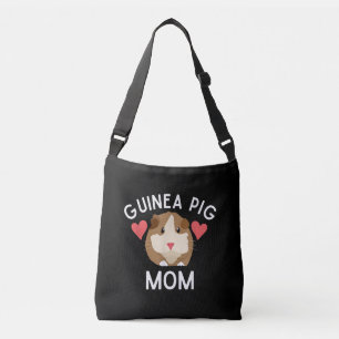 Niedliche Guinea Schweinefleisch Mama Lover Gesche Tragetaschen Mit Langen Trägern