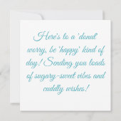 Niedliche Guinea Schweinefleisch mit Donut Pastell (Rückseite)