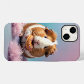 Niedliche Guinea Schweinefleisch mit Donut Pastell Case-Mate iPhone Hülle (Rückseite (Horizontal))