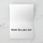 Niedliche Guinea Schweinefleisch Party Balloons Ki Karte (Innenseite)