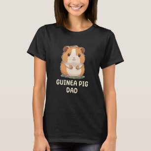 Niedliche Guinea Schweinefleisch Vater Papa Vater T-Shirt