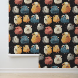 Niedliche Guinea Schweinehamster Muster Khalk Zeic Tapete