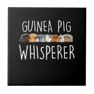 Niedliche Guinea Schweinswisperer Tiergeschenk Fliese