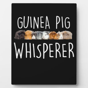 Niedliche Guinea Schweinswisperer Tiergeschenk Fotoplatte
