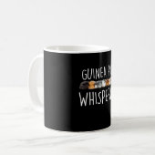 Niedliche Guinea Schweinswisperer Tiergeschenk Kaffeetasse (Vorderseite Links)