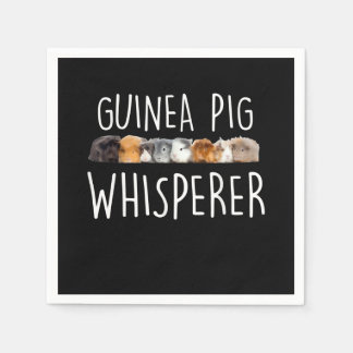 Niedliche Guinea Schweinswisperer Tiergeschenk Serviette