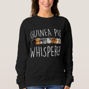 Niedliche Guinea Schweinswisperer Tiergeschenk Sweatshirt