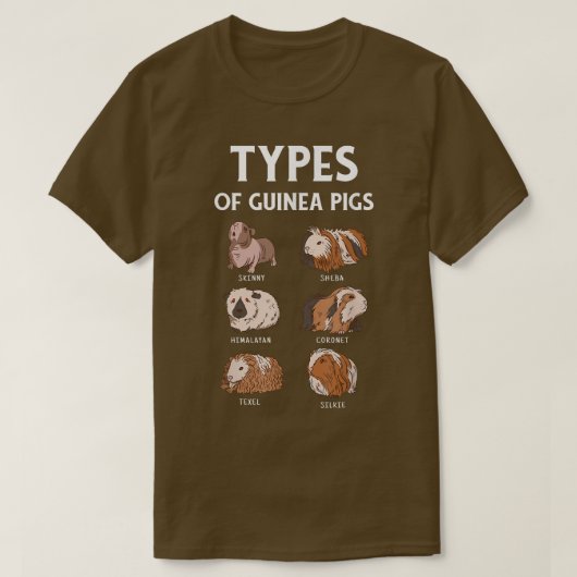 Niedliche Guinea T-Shirt (Design vorne)