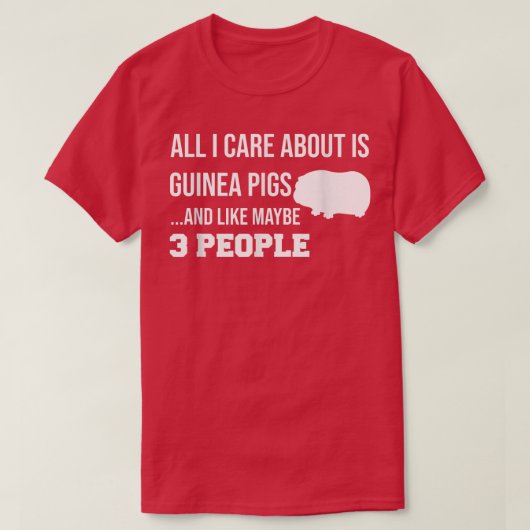 Niedliche Guinea T-Shirt (Design vorne)