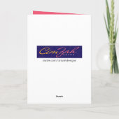 Niedliche Guinea Valentinstag Feiertagskarte (Rückseite)