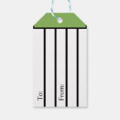 Niedliche Gummi Duck Babydusche Geschenkanhänger (Rückseite)