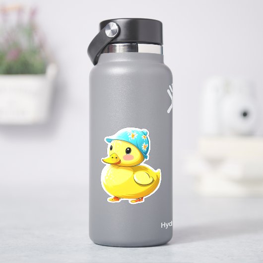 Niedliche Gummiente Aufkleber (HydroFlask)
