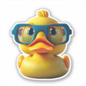 Niedliche Gummiente Aufkleber (Vorderseite)