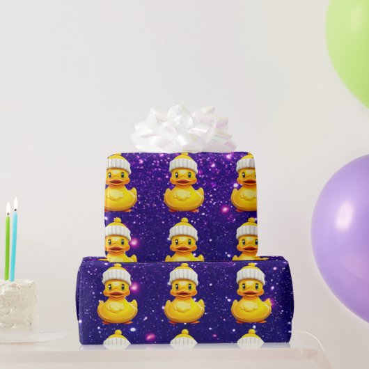 Niedliche Gummiente Inspiriert Geschenkpapier (Partygeschenke)