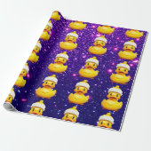 Niedliche Gummiente Inspiriert Geschenkpapier (Ungerollt)