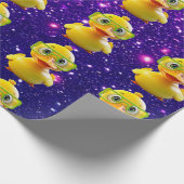 Niedliche Gummiente Inspiriert Geschenkpapier (Ecke)