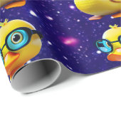 Niedliche Gummiente Inspiriert Geschenkpapier (Rolleneckpunkt)