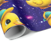 Niedliche Gummiente Inspiriert Geschenkpapier (Rolleneckpunkt)