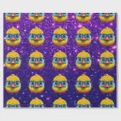 Niedliche Gummiente Inspiriert Geschenkpapier (Flach)