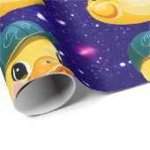 Niedliche Gummiente Inspiriert Geschenkpapier (Rolleneckpunkt)