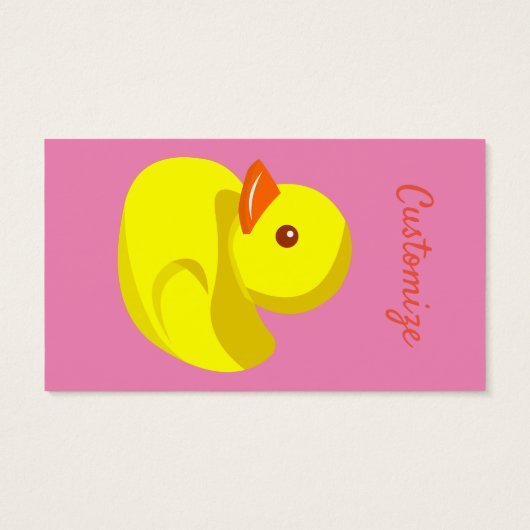 Niedliche Gummiente Thunder_Cove (Rückseite)