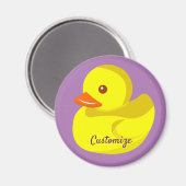 Niedliche Gummiente Thunder_Cove Magnet (Vorderseite/Rückseite)