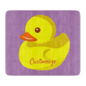 Niedliche Gummiente Thunder_Cove Schneidebrett (Vorderseite)