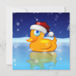 Niedliche Gummihaube mit Weihnachtskarte