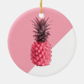 Niedliche, gürteltropische Ananas Keramik Ornament (Hinten)