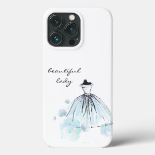 niedliche, gürtnerblaue Blume und Kleidung Case-Mate iPhone Hülle