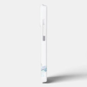 niedliche, gürtnerblaue Blume und Kleidung Case-Mate iPhone Hülle (Rückseite / Links)