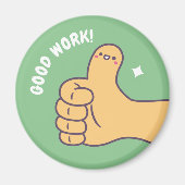 Niedliche gute Arbeit wirft Doodle auf Magnet (Vorne)