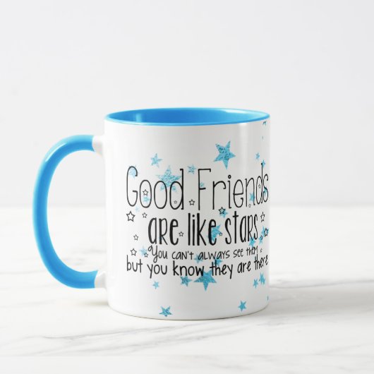 Niedliche gute Freunde sind wie Stern-Tasse Tasse (Links)