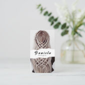 Niedliche Haarstille Schere Minimalistisch Blush P Visitenkarte (Stehend Vorderseite)