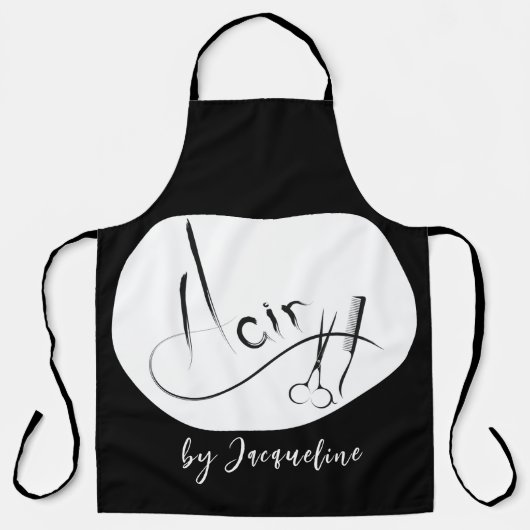 Niedliche Haarstyling-Schürze Schürze (Vorderseite)