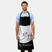 Niedliche Haarstyling-Schürze Schürze (Getragen)