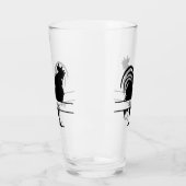 niedliche Hahnenliebhaber tragen den Namen Glass Glas (Links)