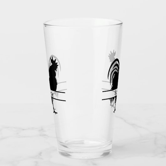 niedliche Hahnenliebhaber tragen den Namen Glass Glas (Links)