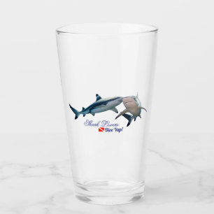Niedliche Hai-Liebhaber Shotglas Glas