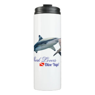 Niedliche Hai-Liebhaber Shotglas Thermosbecher