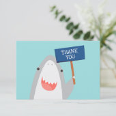 Niedliche Haiarten Dankeskarte (Stehend Vorderseite)