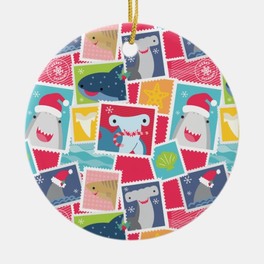 Niedliche Haiarten Keramik Ornament (Vorne)