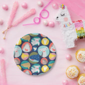 Niedliche Haiarten Pappteller (Party)