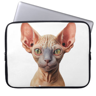 NIEDLICHE HAIRLESS-SPHYNX-KATZE LAPTOPSCHUTZHÜLLE