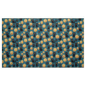 Niedliche Halbwale, schwarze Katzen und Kürbis Stoff (Fat Quarter (45,7 x 55,9 cm))