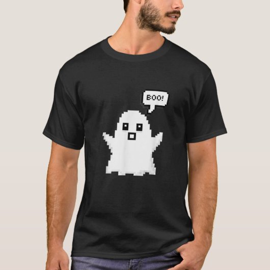 Niedliche Halloween 2018 8 Bit ästhetische Pixel A T-Shirt (Vorderseite)